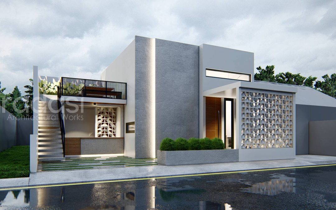 Desain Arsitek Exterior Rumah Ibu Ajeng