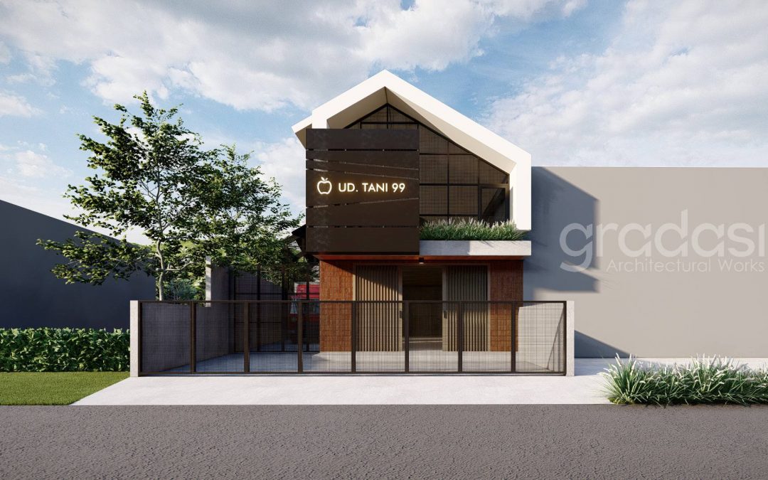 Desain Arsitek Rumah Usaha UD Tani 99 Bapak Pendik