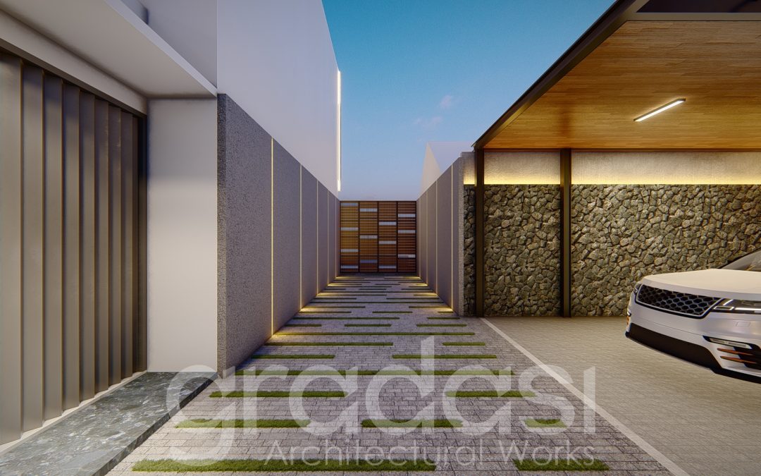 Konsep Desain Area Garasi Gudang Mas Feris Malang