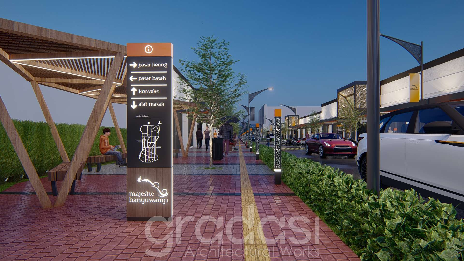 Konsep Desain Pasar Tradisional Banyuwangi Gradasi Arsitek (2)