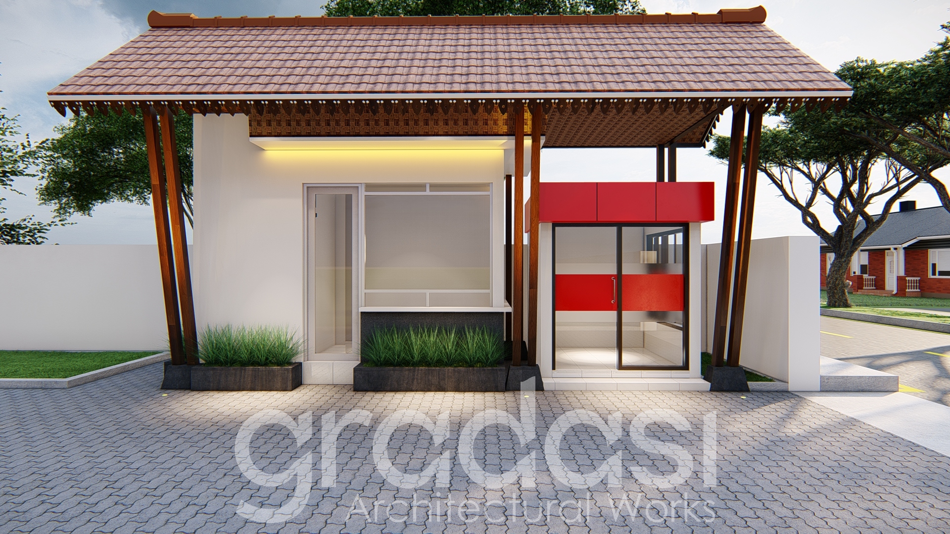 Konsep Desain Pos Jaga BPKAD Banyuwangi Gradasi Arsitek (5)