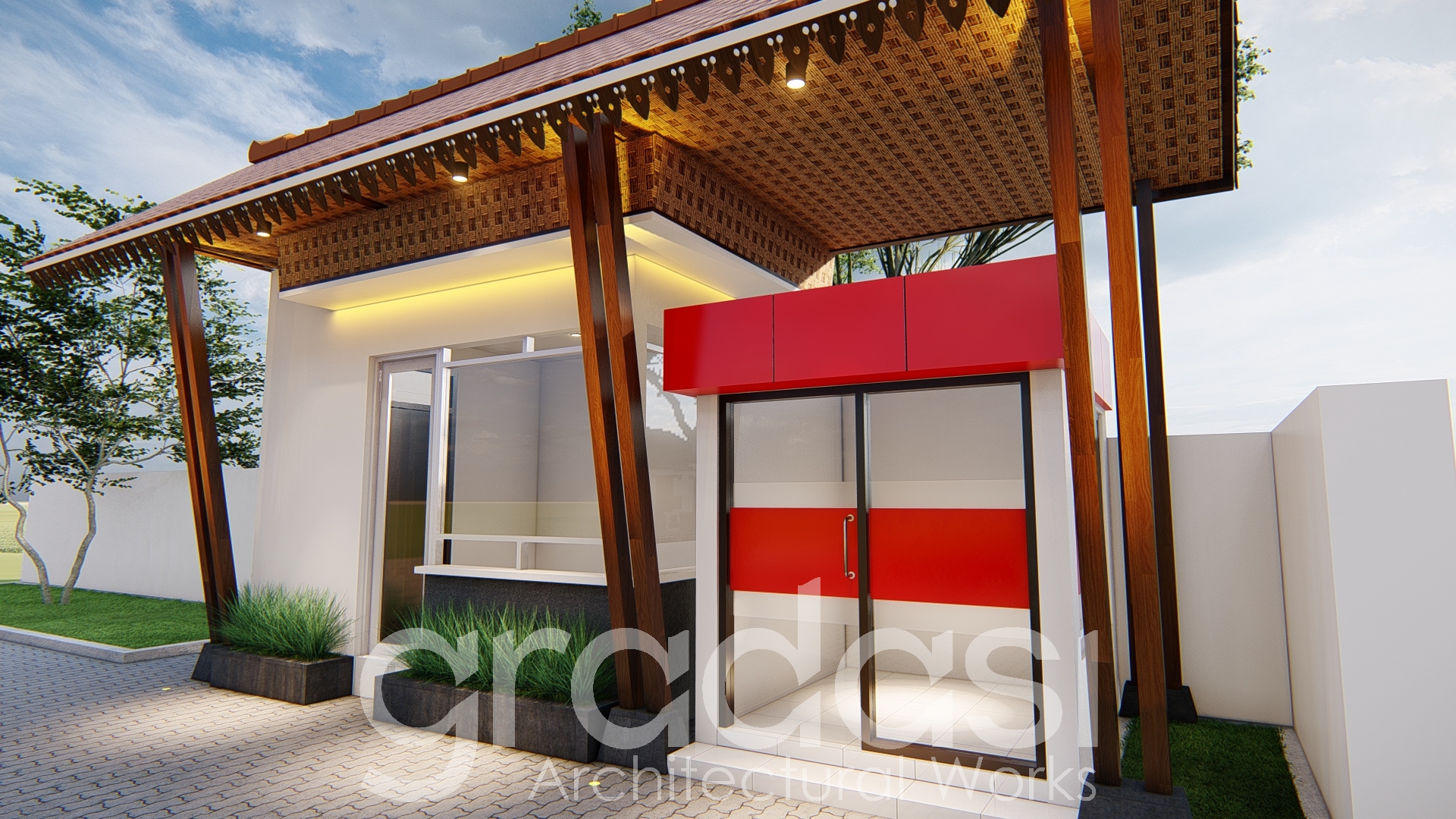 Konsep Desain Pos Jaga BPKAD Banyuwangi Gradasi Arsitek (7)