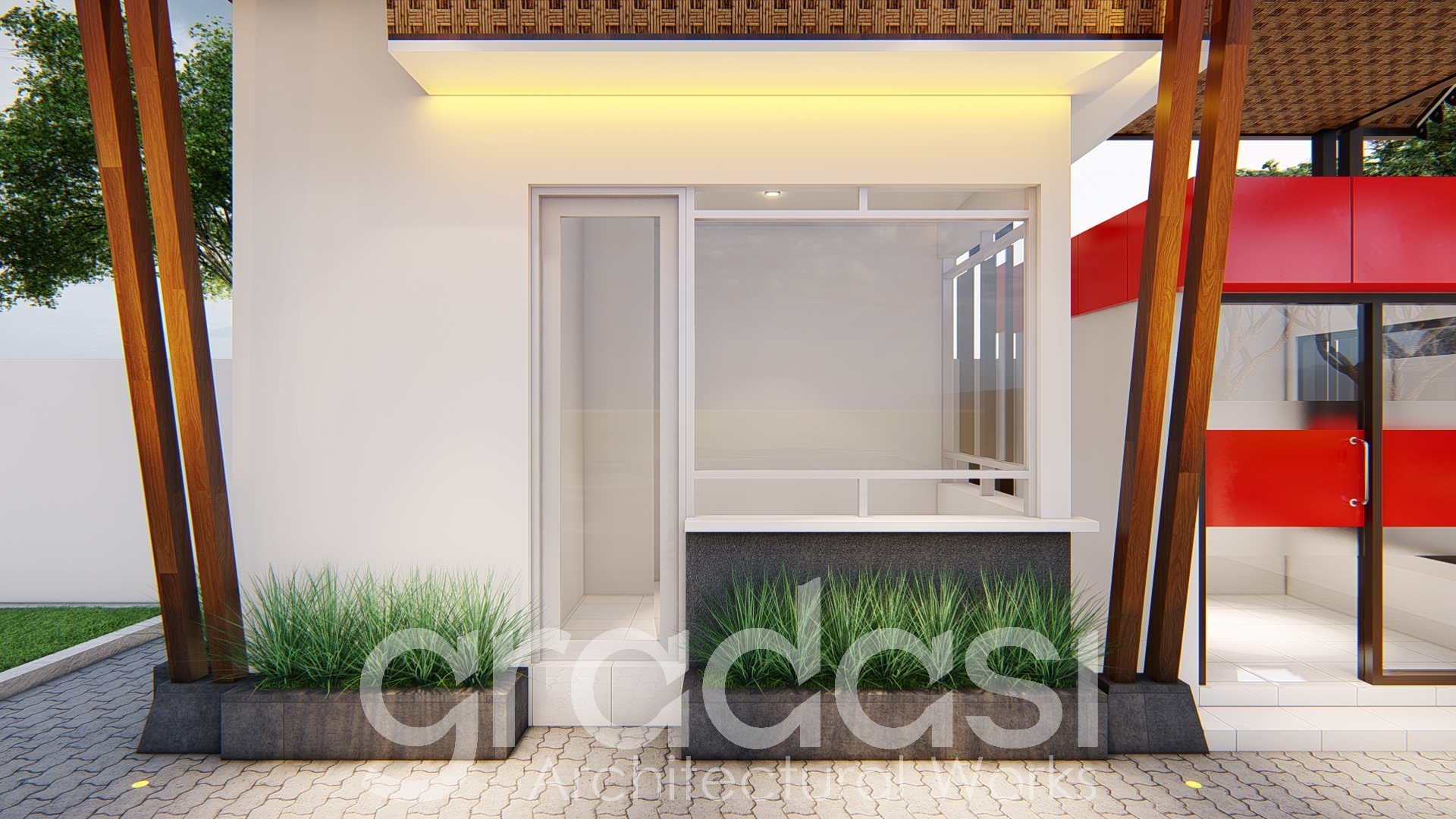 Konsep Desain Pos Jaga BPKAD Banyuwangi Gradasi Arsitek (8)