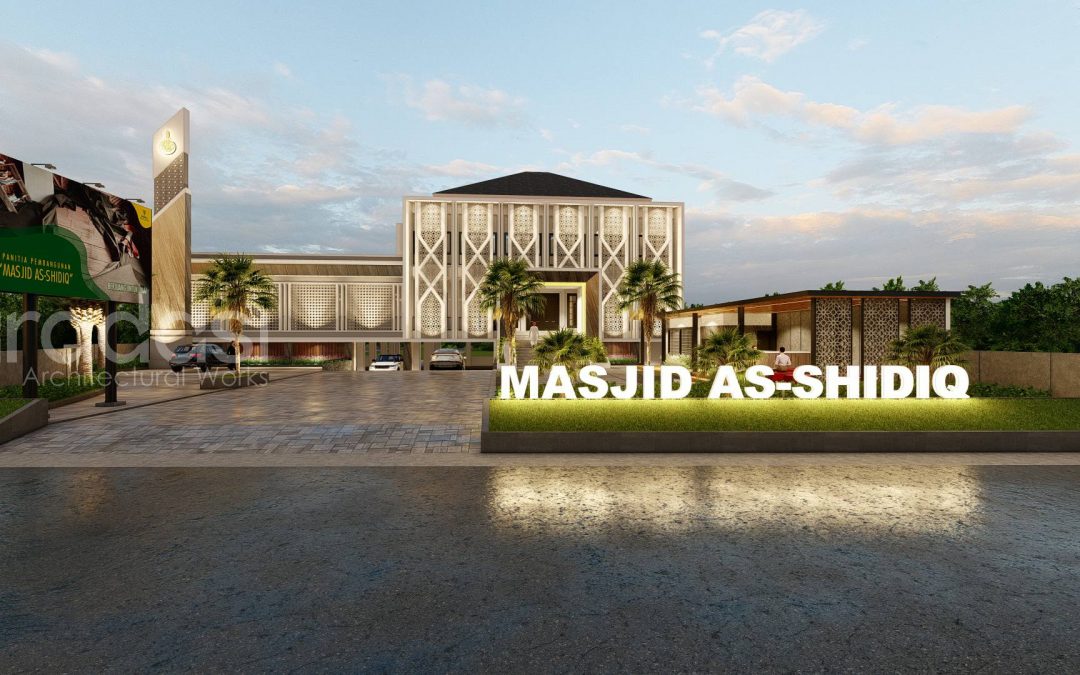 Desain Arsitek Exterior Masjid As Shidiq Surabaya