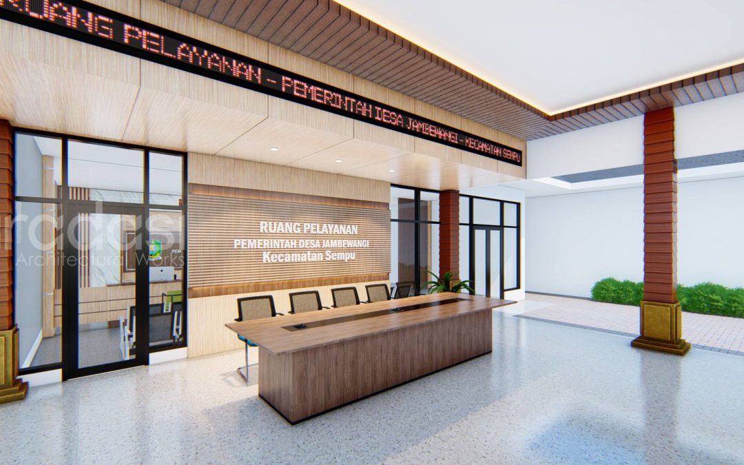 Desain Arsitek Interior Kantor Pelayanan Jambewangi
